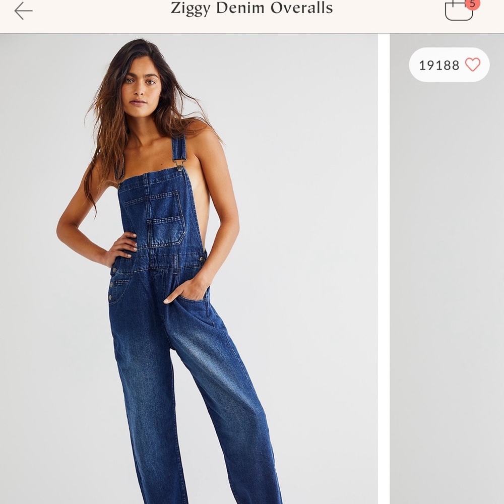 Free People Ziggy Overalls